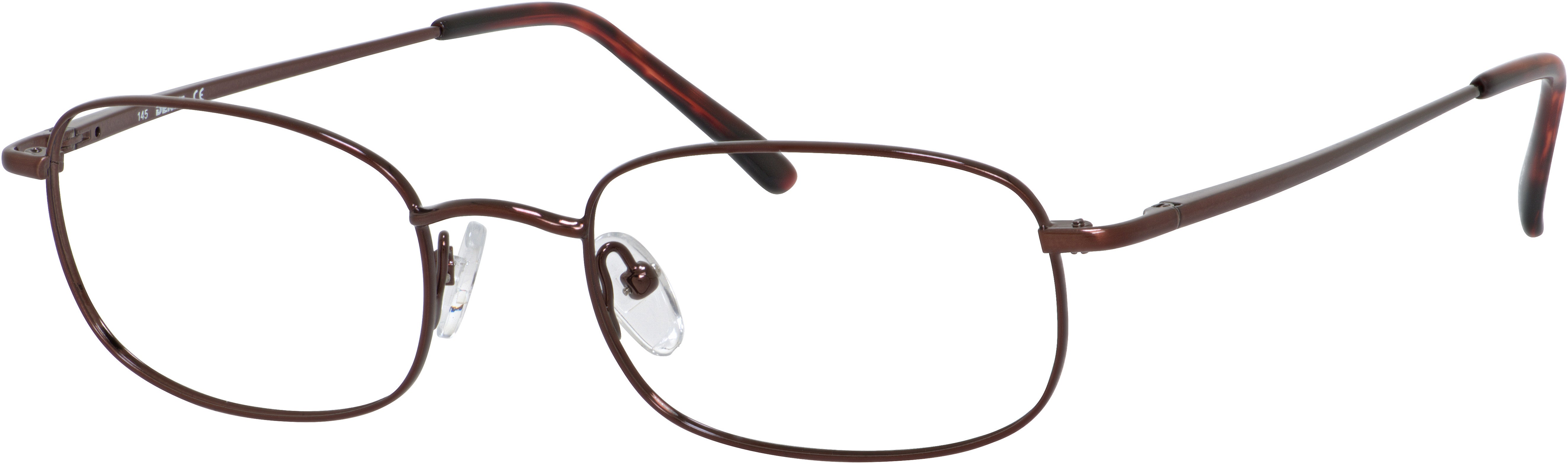  Denim 104 Rectangular Eyeglasses 0DH3-0DH3  Brown (00 Demo Lens)