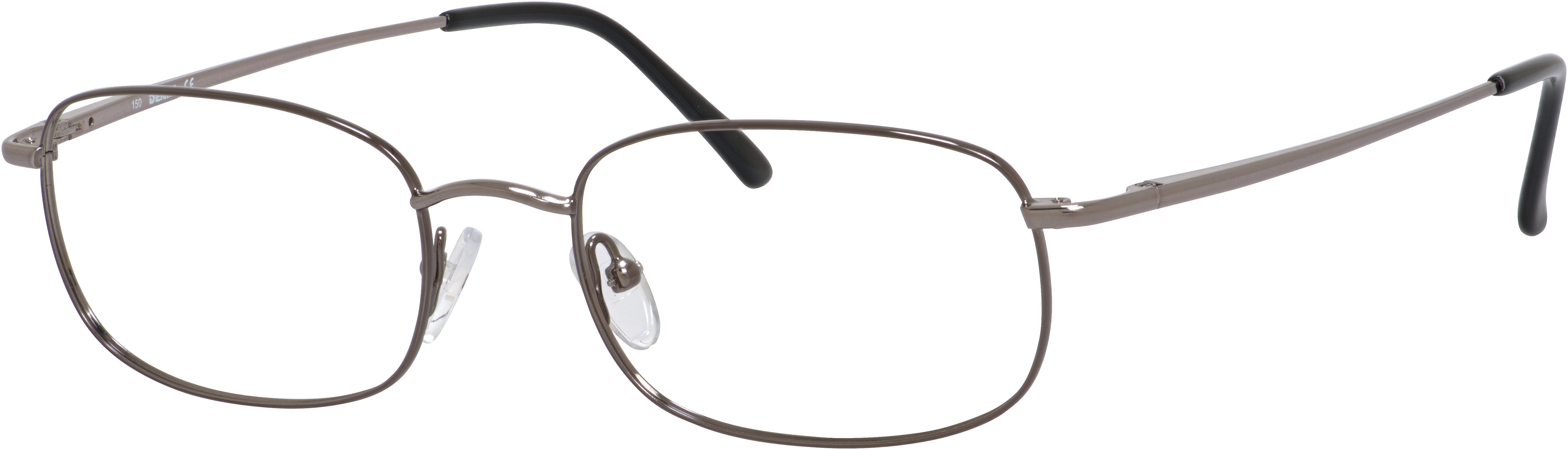  Denim 104 Rectangular Eyeglasses 0X93-0X93  Gunmetal (00 Demo Lens)