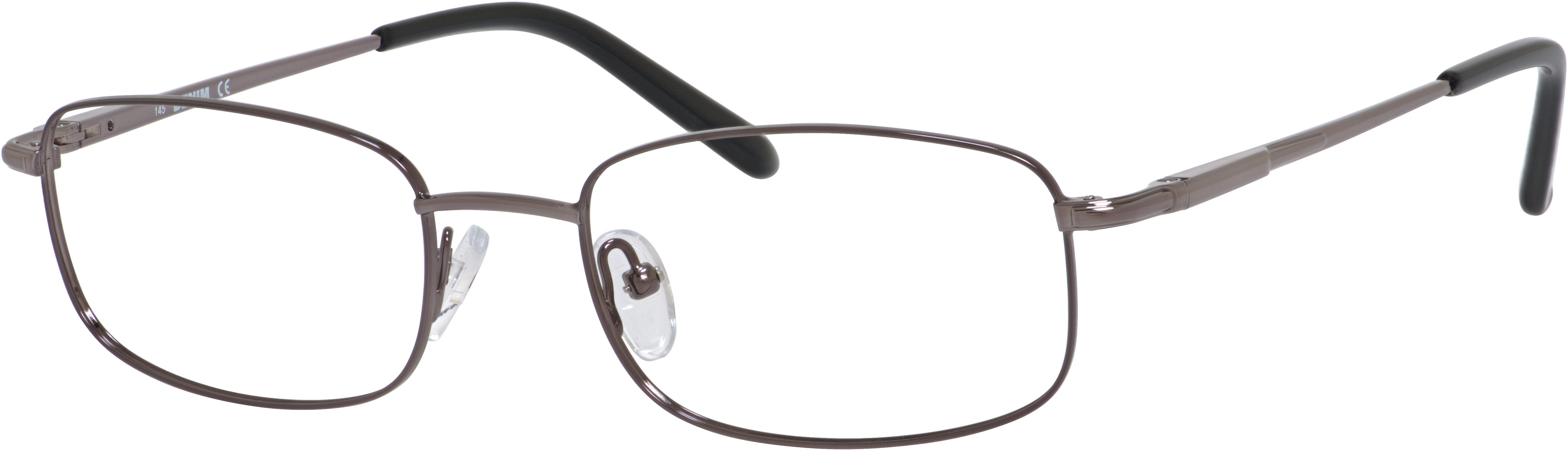  Denim 132 Rectangular Eyeglasses 0X93-0X93  Gunmetal (00 Demo Lens)