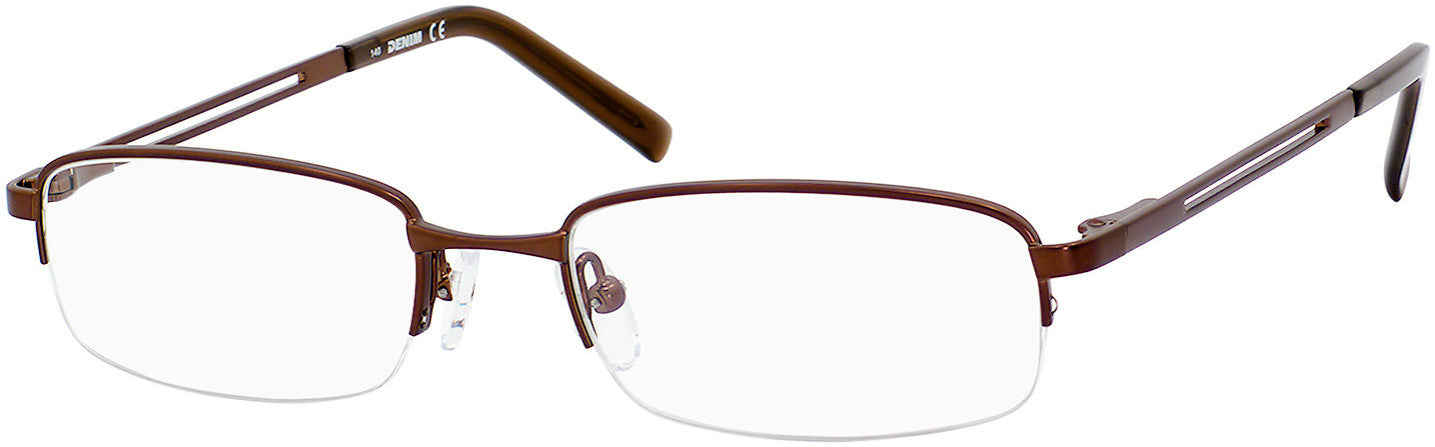  Denim 136 Rectangular Eyeglasses 01D1-01D1  Brown (00 Demo Lens)