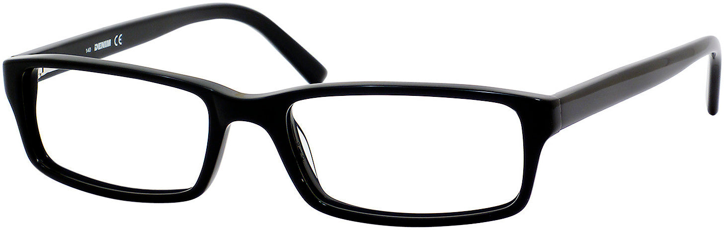  Denim 139 Rectangular Eyeglasses 0807-0807  Black (00 Demo Lens)