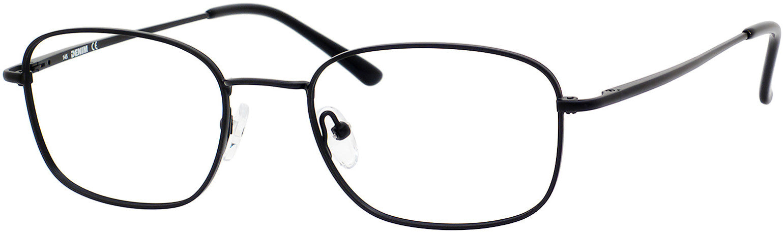  Denim 145 Oval Eyeglasses 0003-0003  Black (00 Demo Lens)