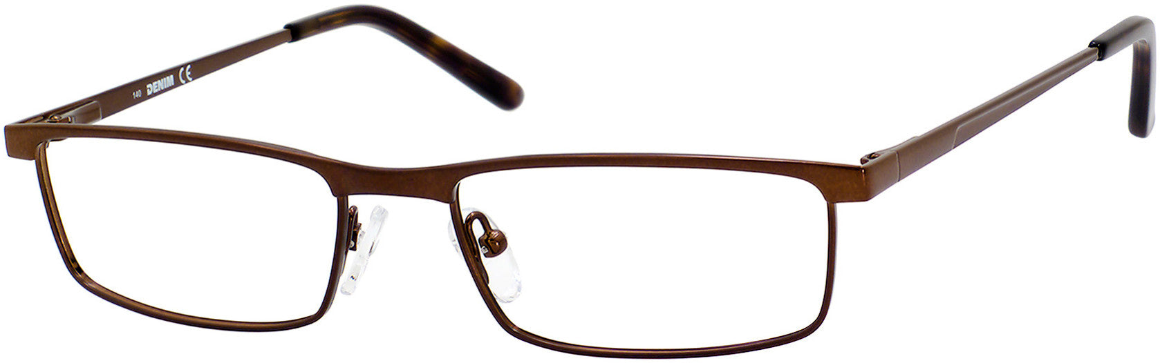  Denim 148 Rectangular Eyeglasses 01D1-01D1  Brown (00 Demo Lens)