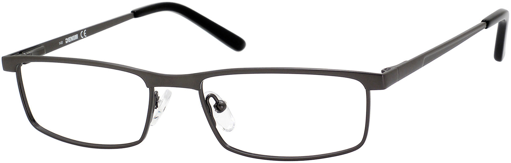  Denim 148 Rectangular Eyeglasses 0CX1-0CX1  Matte Gunmetal (00 Demo Lens)