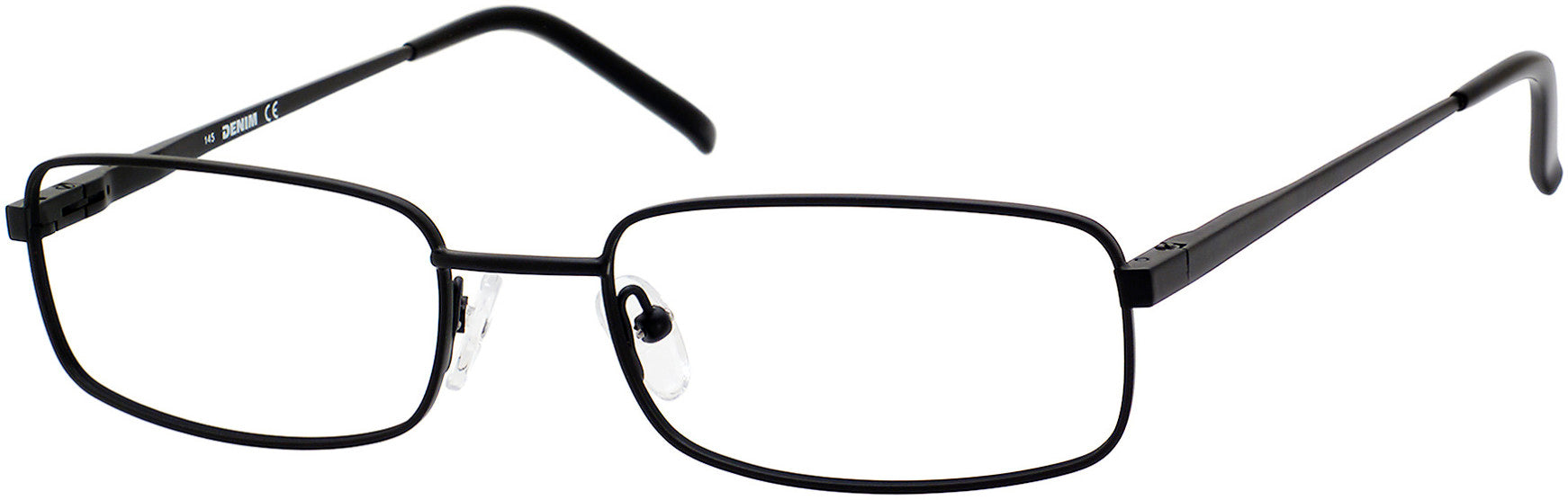  Denim 149 Rectangular Eyeglasses 0003-0003  Matte Black (00 Demo Lens)