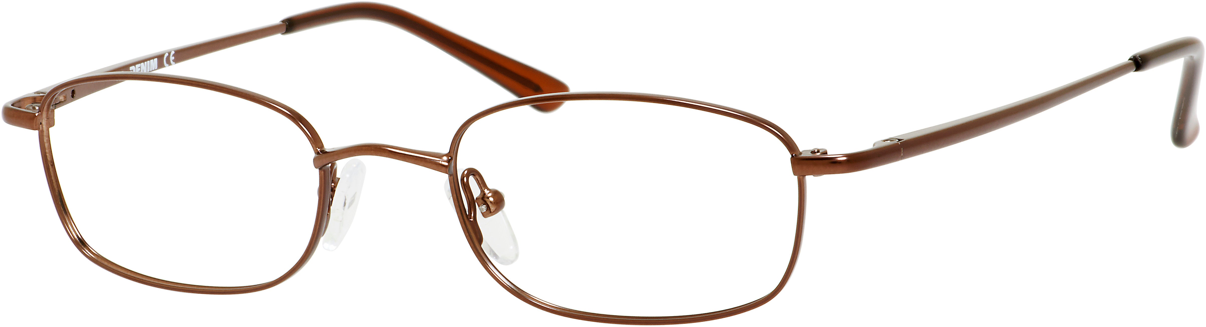  Denim 161 Rectangular Eyeglasses 0JDD-0JDD  Brown (00 Demo Lens)