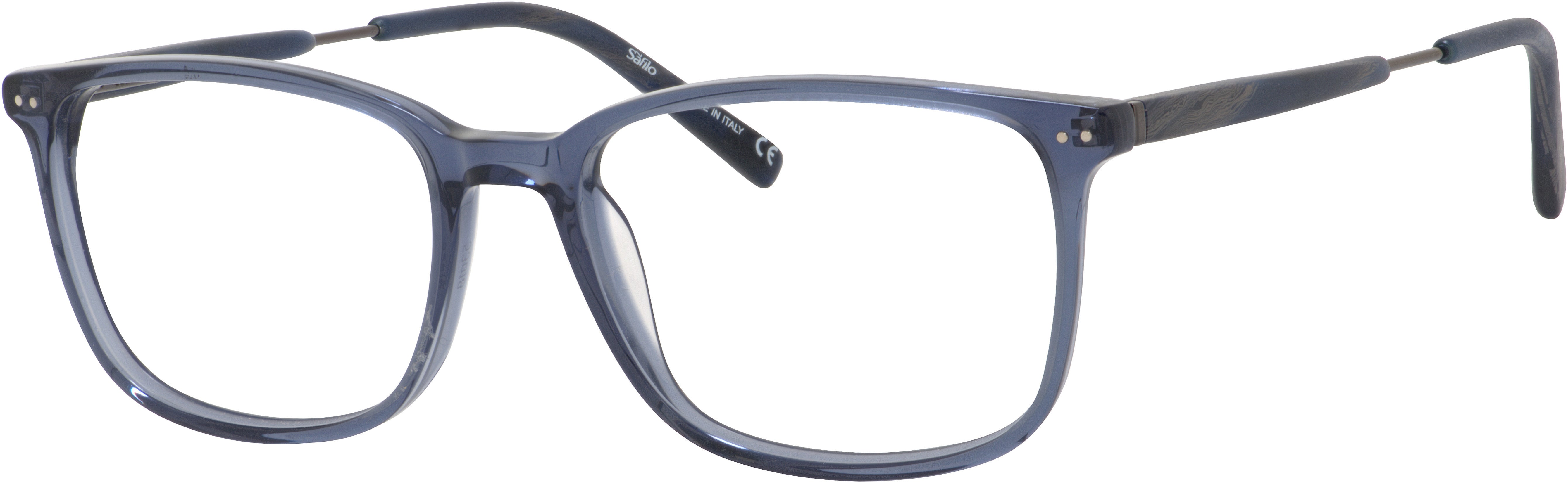  Elasta 1642 Rectangular Eyeglasses 0XW0-0XW0  Blue Gray (00 Demo Lens)