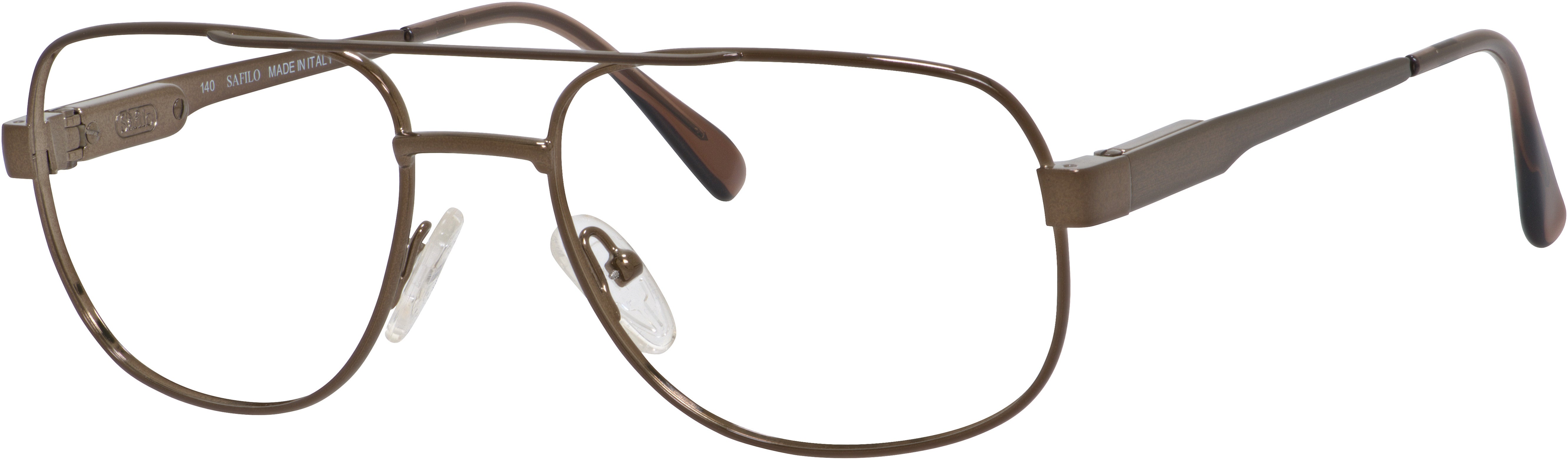  Elasta 3069 Rectangular Eyeglasses 0E98-0E98  Brown (00 Demo Lens)