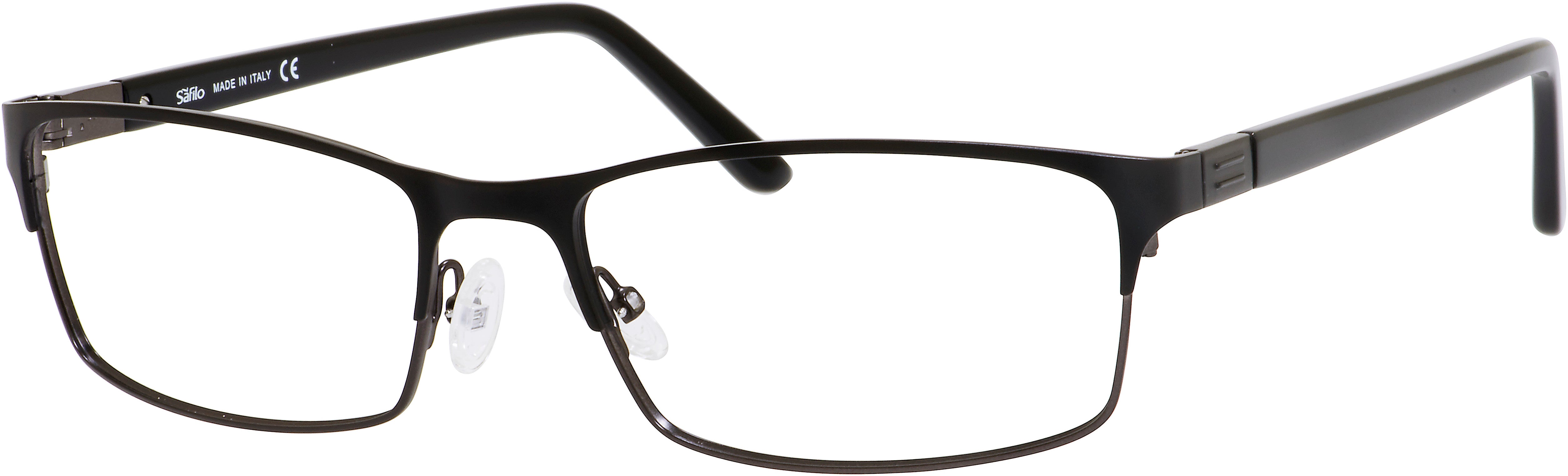  Elasta 3098 Rectangular Eyeglasses 0JVW-0JVW  Black (00 Demo Lens)