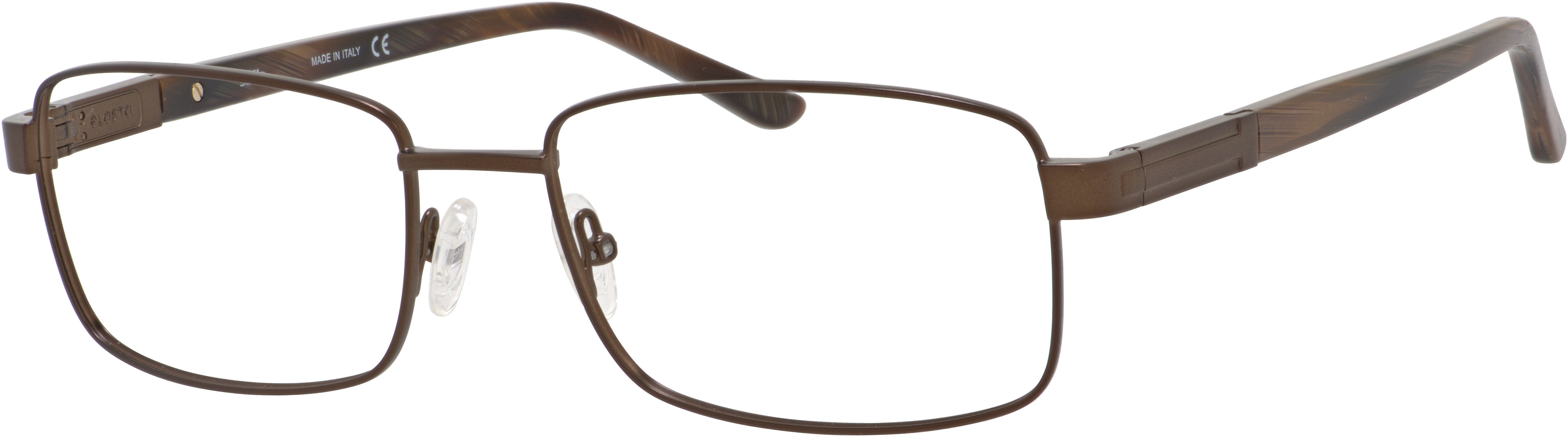  Elasta 3118 Rectangular Eyeglasses 009Q-009Q  Brown (00 Demo Lens)