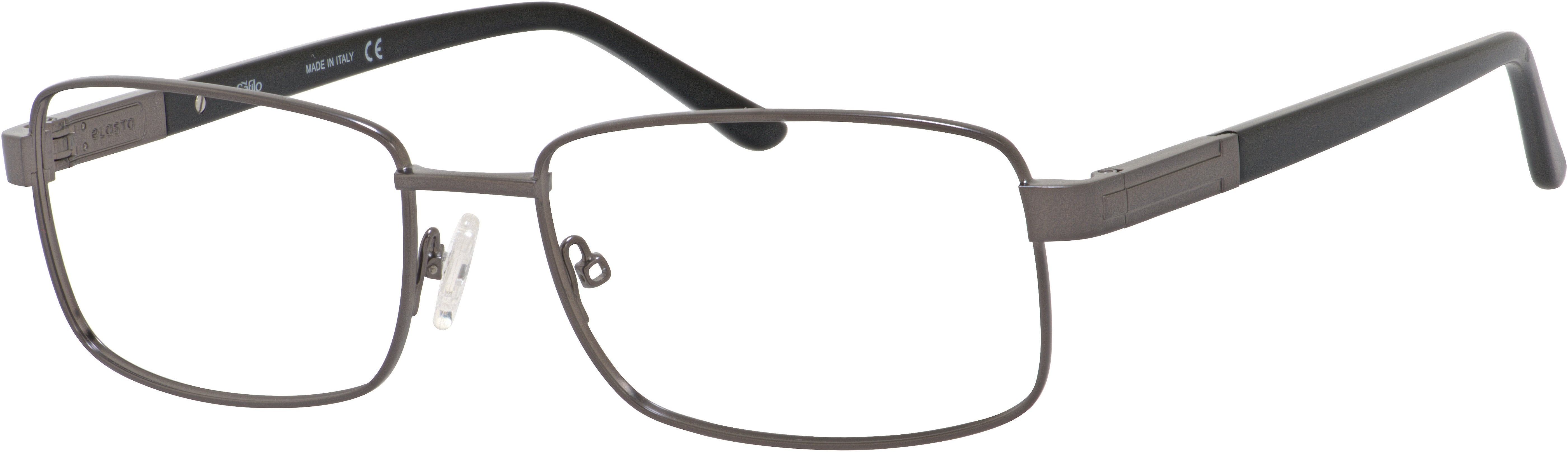  Elasta 3118 Rectangular Eyeglasses 06LB-06LB  Ruthenium (00 Demo Lens)