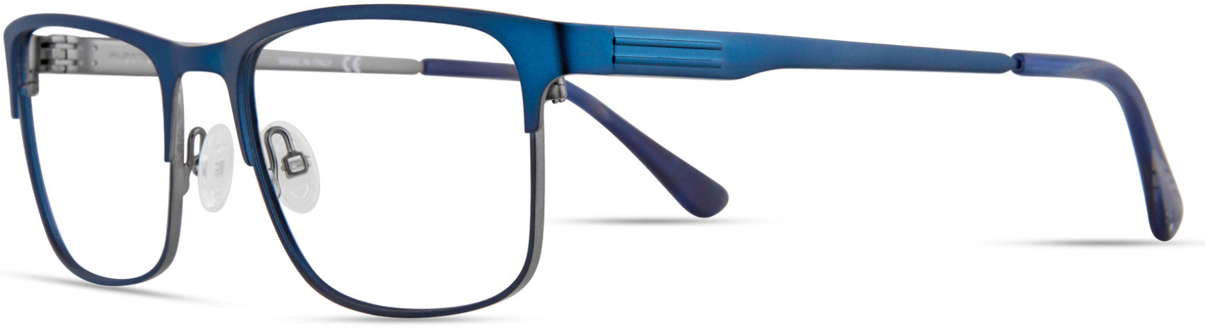  Elasta 3119 Rectangular Eyeglasses 04NZ-04NZ  Matte Blue Gray (00 Demo Lens)