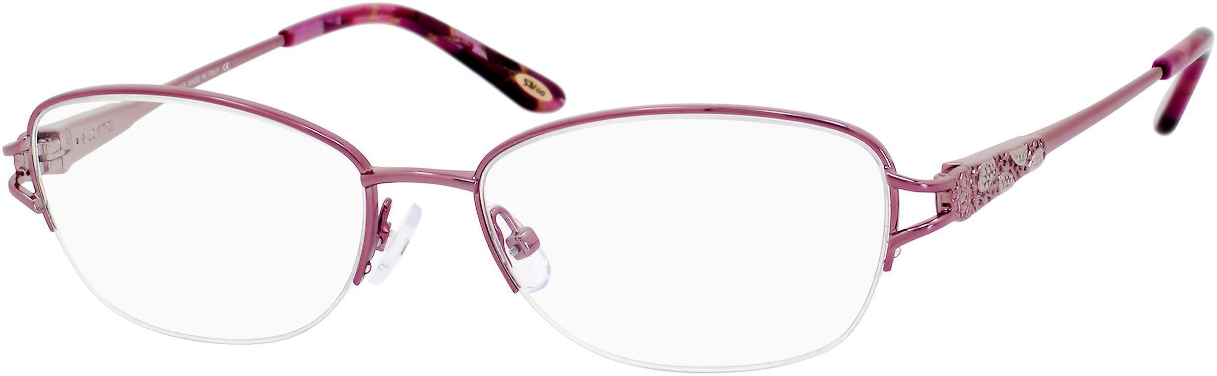  Elasta 4856/N Oval Modified Eyeglasses 0NEH-0NEH  Rose (00 Demo Lens)