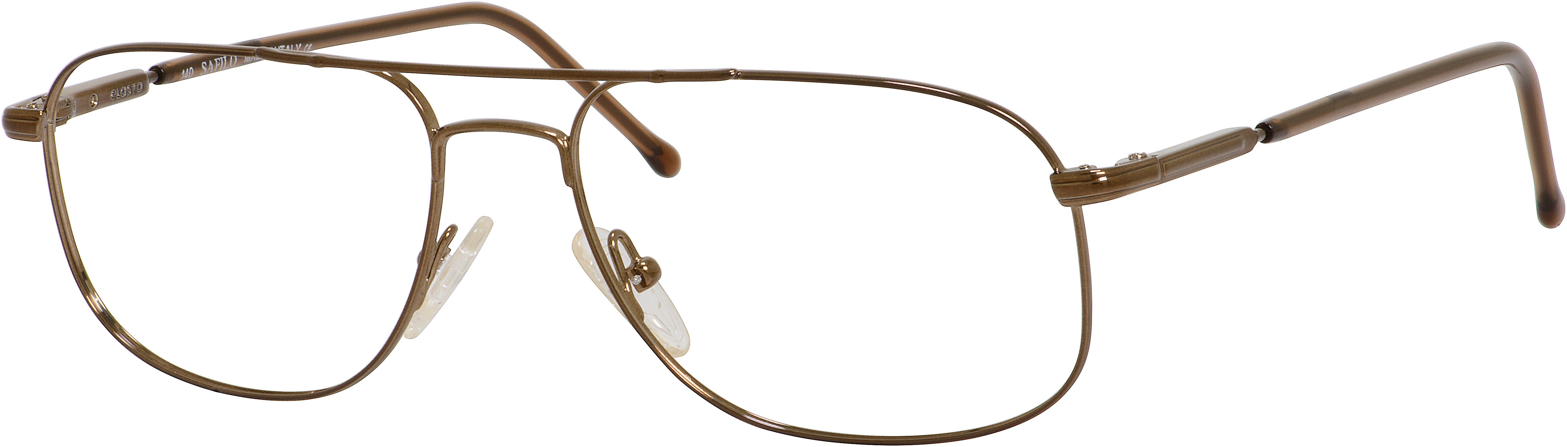  Elasta 7020 Rectangular Eyeglasses 09HM-09HM  Brown (00 Demo Lens)