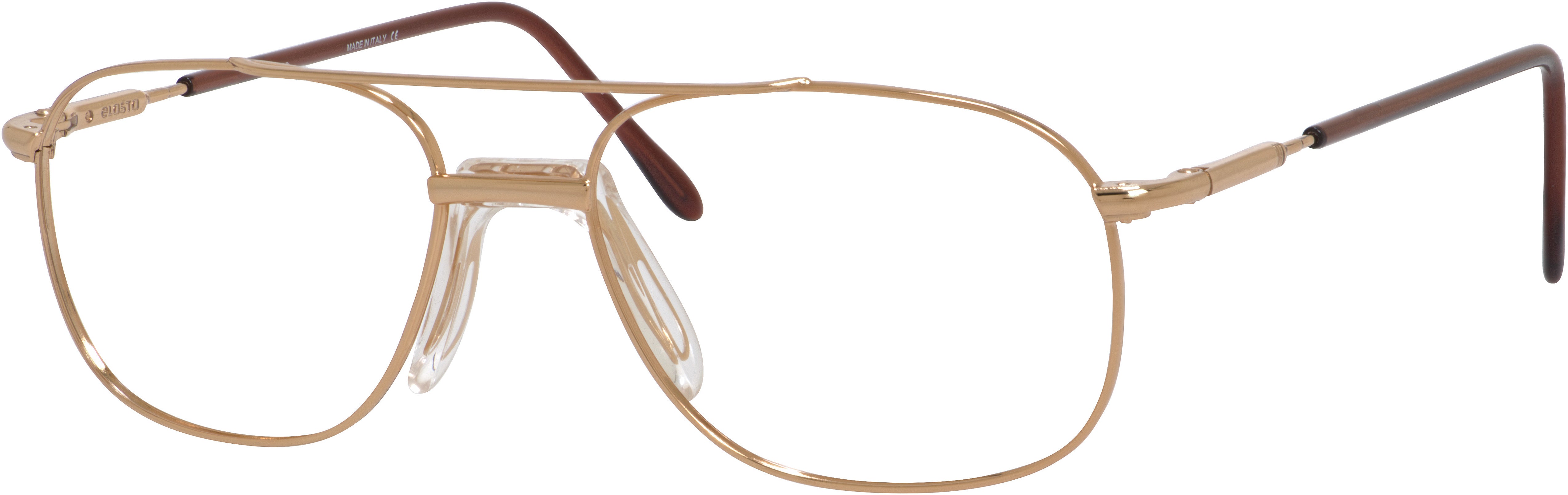  Elasta 7045 Rectangular Eyeglasses 0000-0000  Rose Gold (00 Demo Lens)