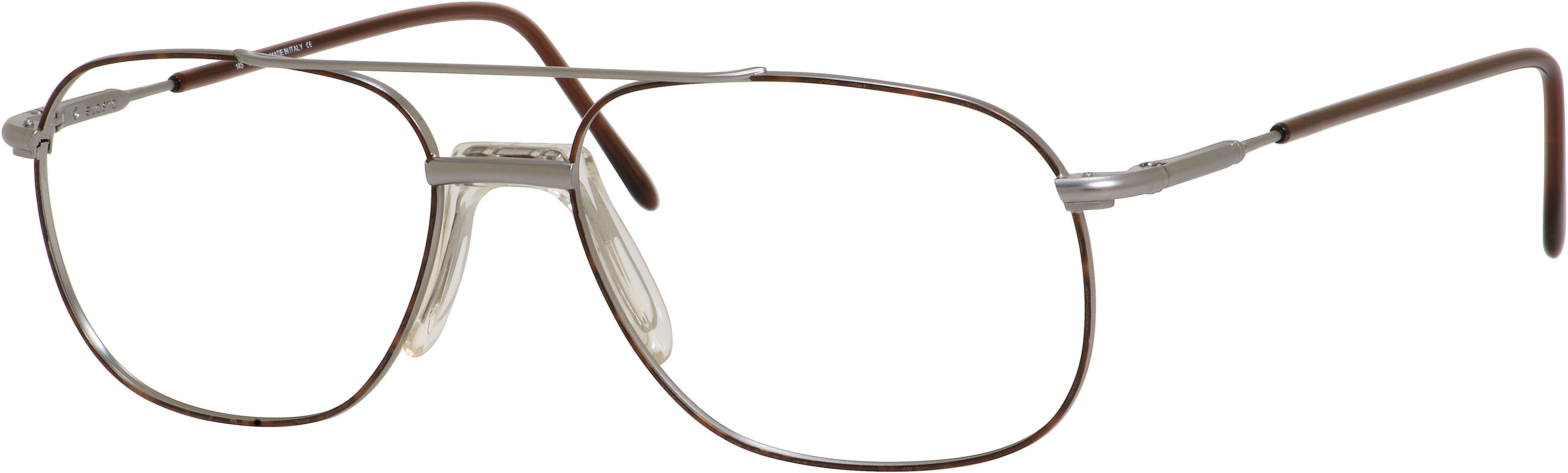  Elasta 7045 Rectangular Eyeglasses 0W1D-0W1D  Havana Pewter (00 Demo Lens)