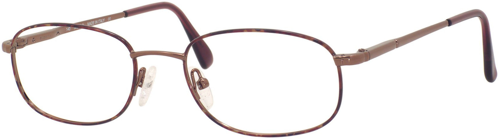  Elasta 7058 Rectangular Eyeglasses 0R69-0R69  Havana Copper (00 Demo Lens)