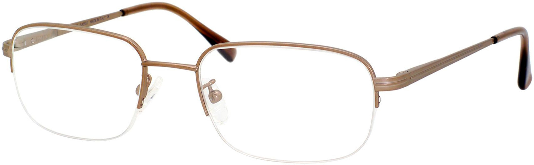  Elasta 7103 Rectangular Eyeglasses 07ZB-07ZB  Gold Ash (00 Demo Lens)