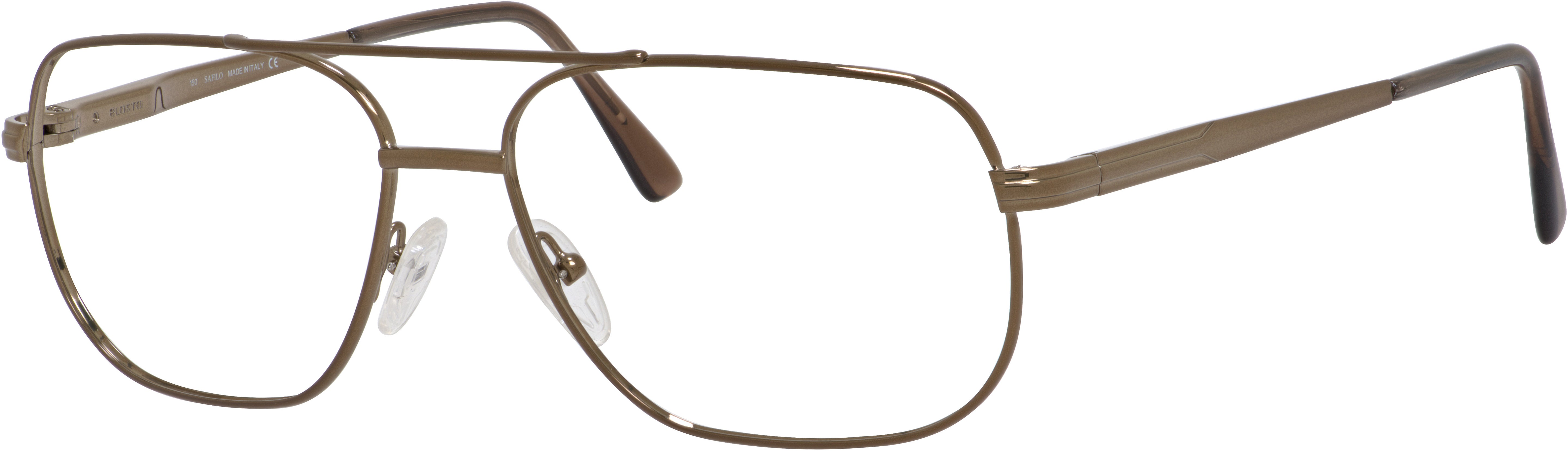  Elasta 7126 Rectangular Eyeglasses 09HM-09HM  Brown (00 Demo Lens)