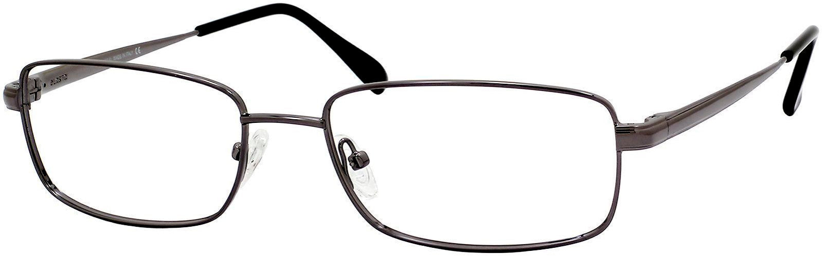  Elasta 7163 Rectangular Eyeglasses 0DF8-0DF8  Ruthenium (00 Demo Lens)