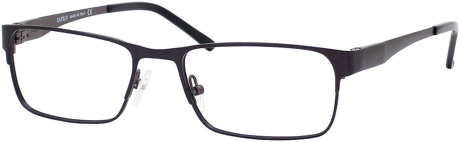  Elasta 7196 Rectangular Eyeglasses 0JVX-0JVX  Brushed Graphite (00 Demo Lens)