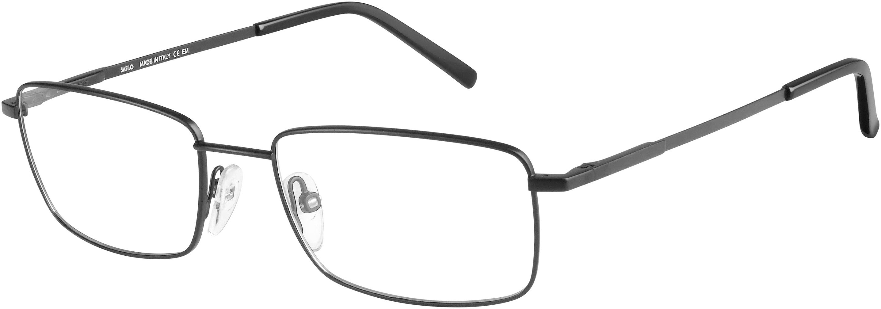  Elasta 7217 Rectangular Eyeglasses 0003-0003  Matte Black (00 Demo Lens)