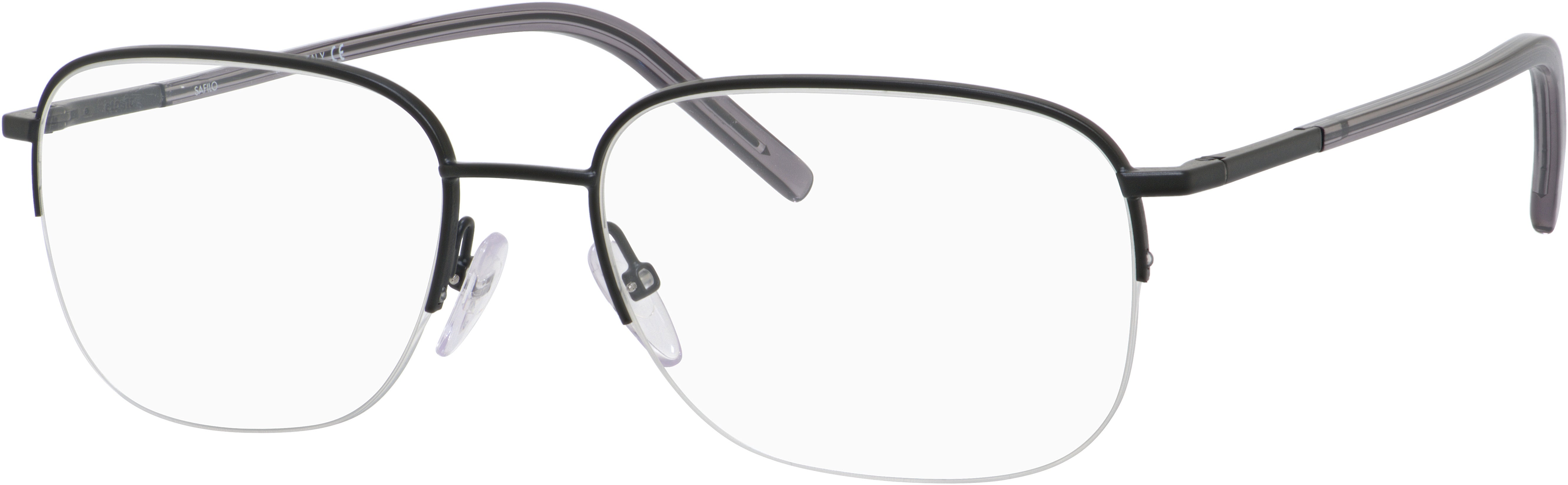  Elasta 7220 Rectangular Eyeglasses 0O6W-0O6W  Blrut Dark Gray (00 Demo Lens)