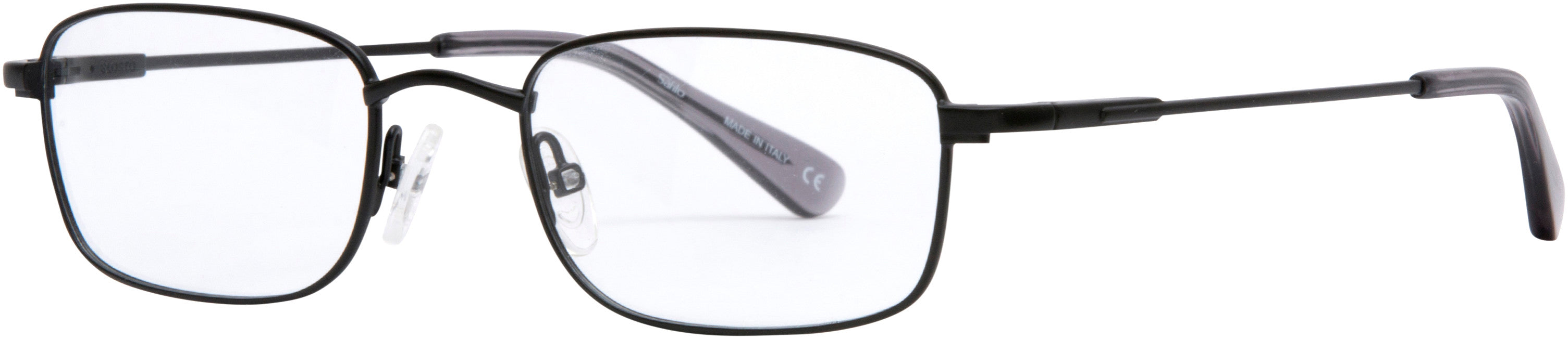  Elasta 7225 Rectangular Eyeglasses 0003-0003  Matte Black (00 Demo Lens)