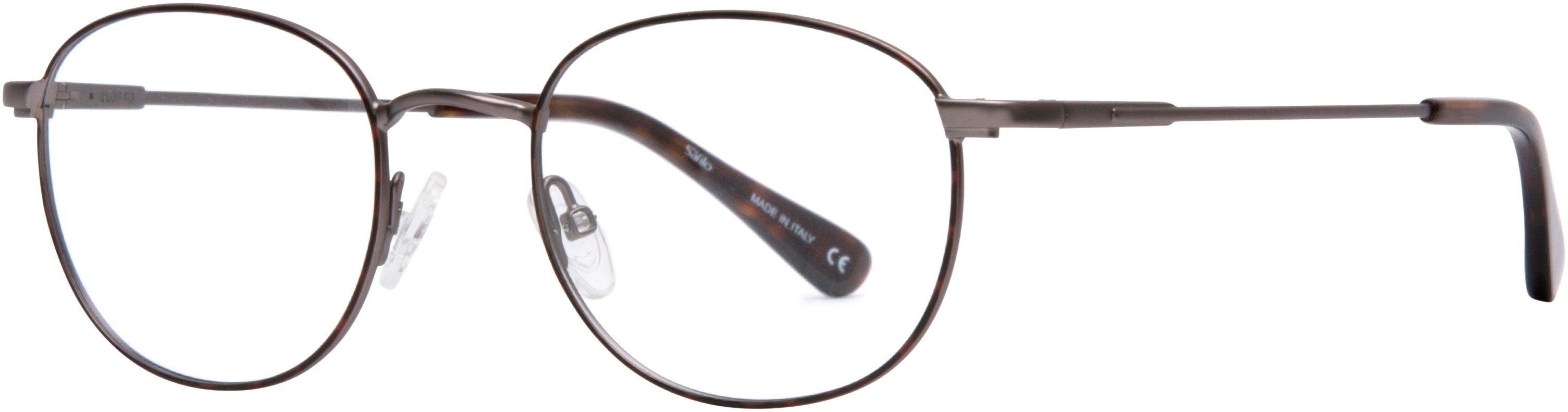  Elasta 7226 Tea Cup Eyeglasses 0AB8-0AB8  Havana Gray (00 Demo Lens)