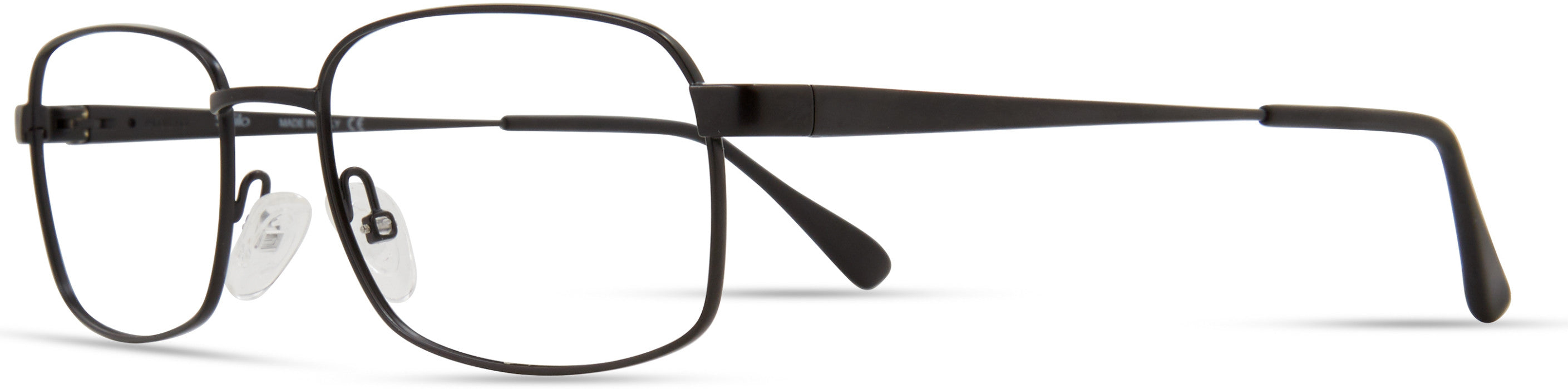  Elasta 7229 Rectangular Eyeglasses 0003-0003  Matte Black (00 Demo Lens)