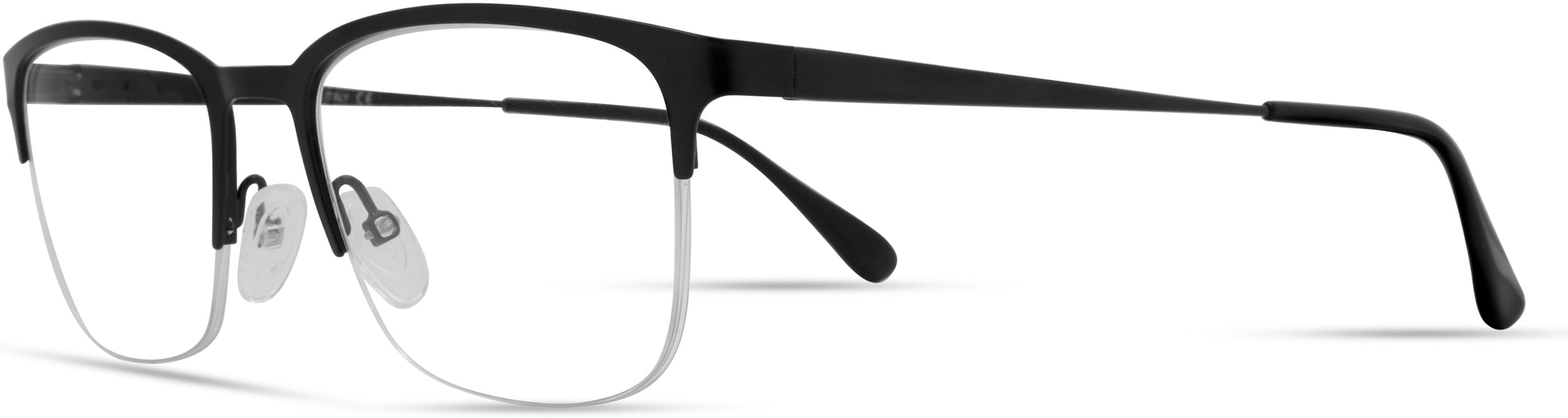  Elasta 7230 Rectangular Eyeglasses 0003-0003  Matte Black (00 Demo Lens)