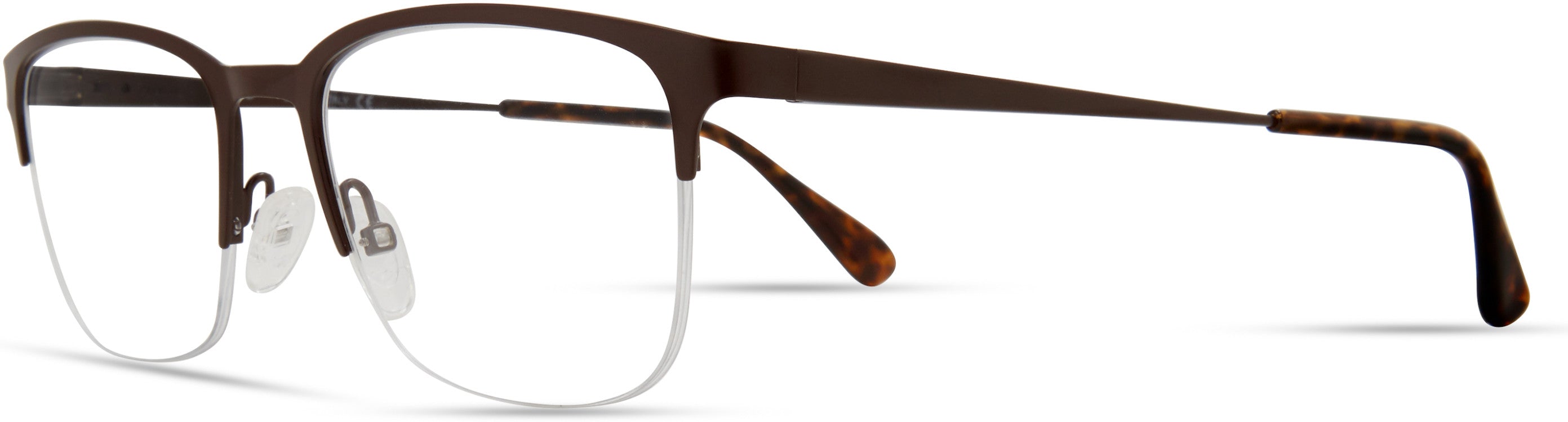  Elasta 7230 Rectangular Eyeglasses 04IN-04IN  Matte Brown (00 Demo Lens)