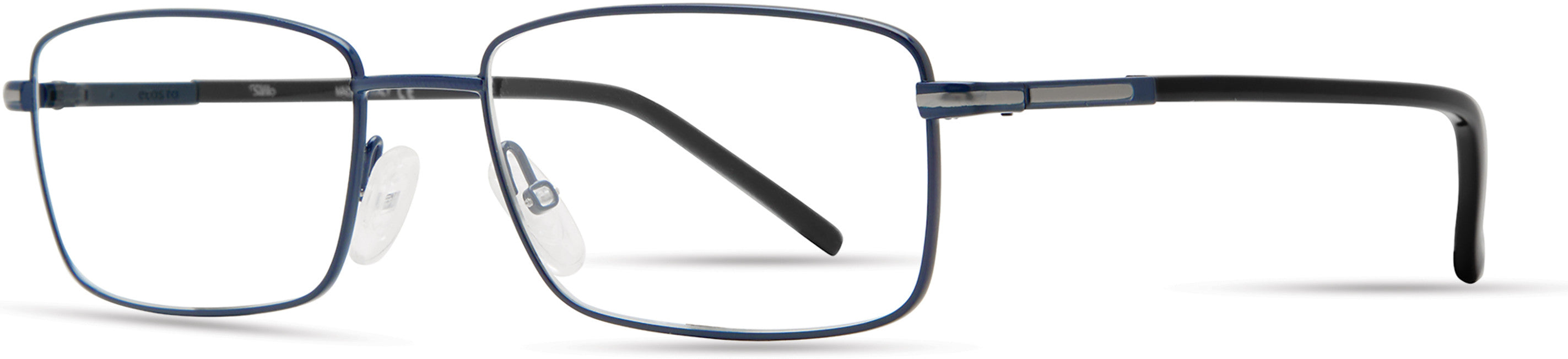  Elasta 7232 Rectangular Eyeglasses 0FLL-0FLL  Matte Blue (00 Demo Lens)