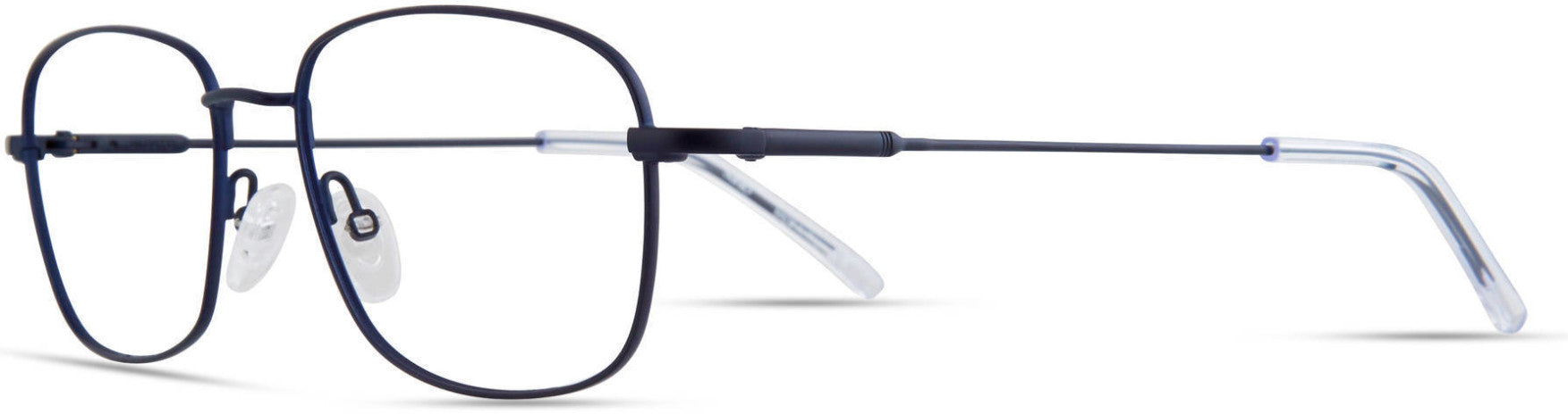  Elasta 7234 Rectangular Eyeglasses 0FLL-0FLL  Matte Blue (00 Demo Lens)