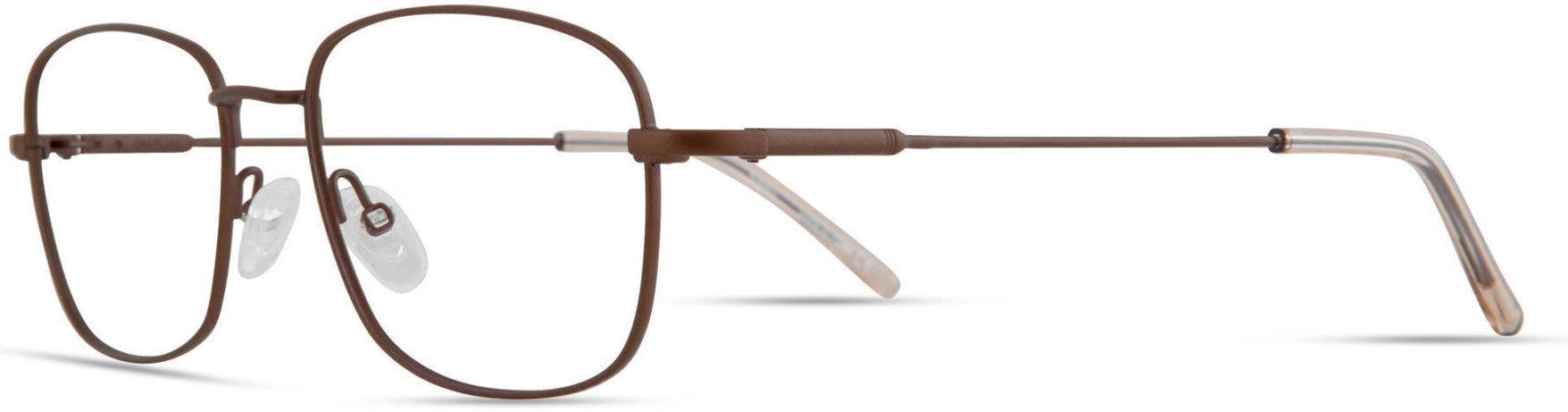  Elasta 7234 Rectangular Eyeglasses 0IS7-0IS7  Antique Brown (00 Demo Lens)