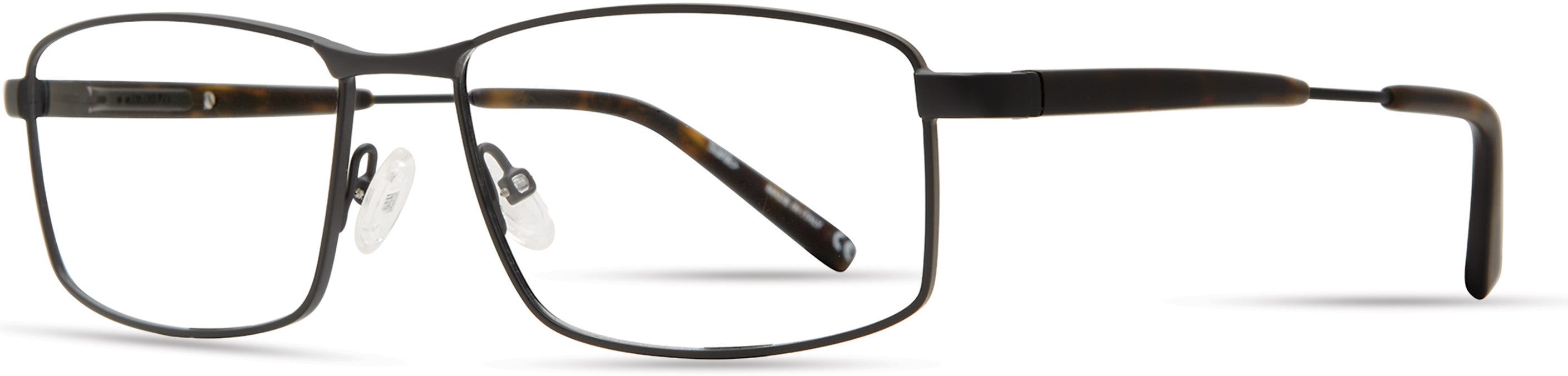 Elasta 7235 Rectangular Eyeglasses 0003-0003  Matte Black (00 Demo Lens)