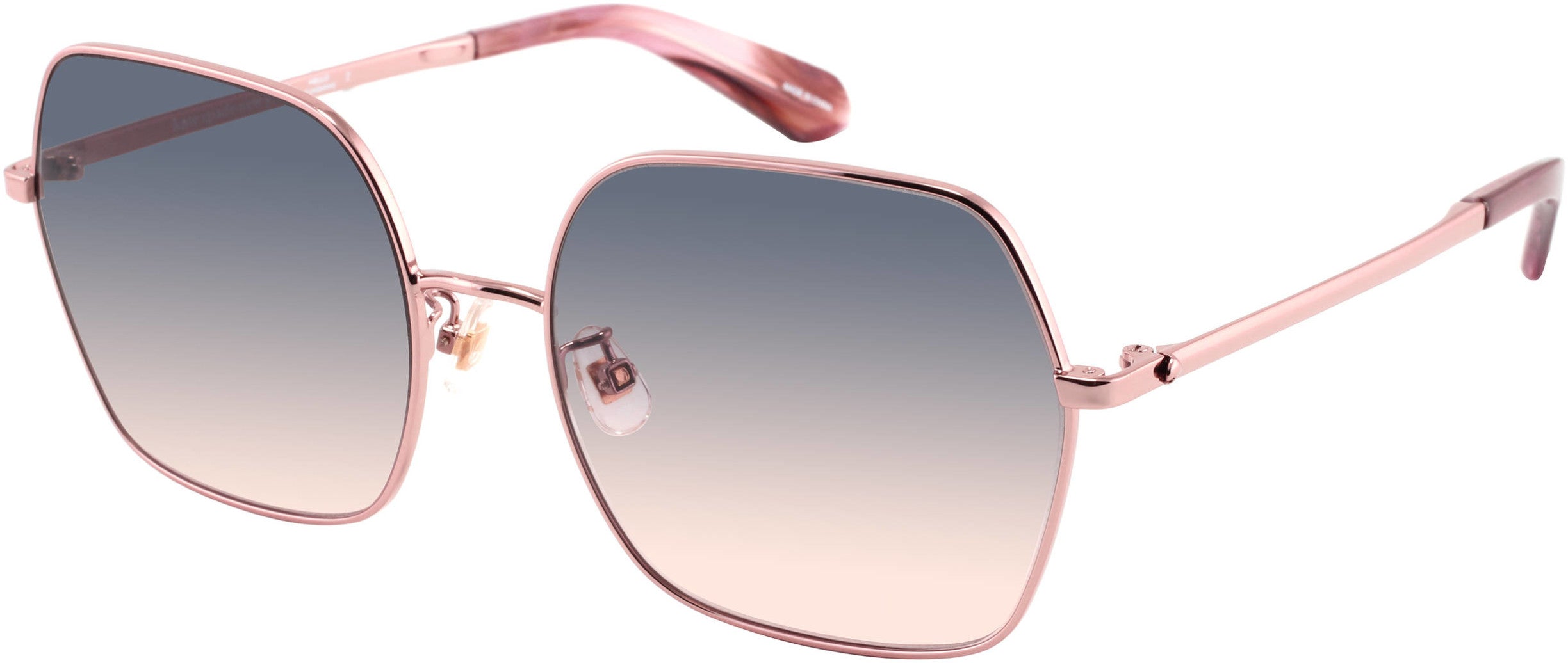 Kate Spade Eloy/F/S Square Sunglasses 035J-035J  Pink (FF Gray Shded Pink)