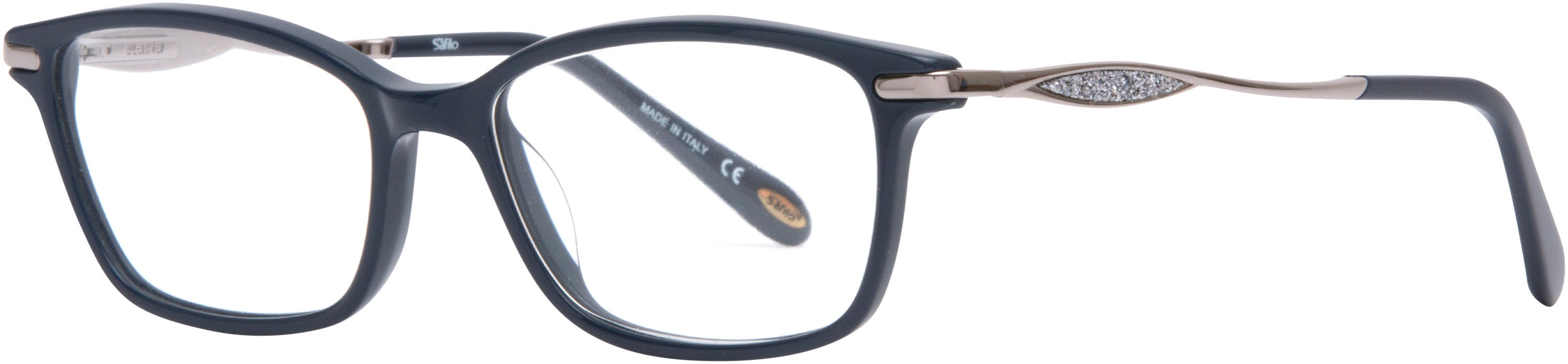  Emozioni 4051 Rectangular Eyeglasses 0PJP-0PJP  Blue (00 Demo Lens)