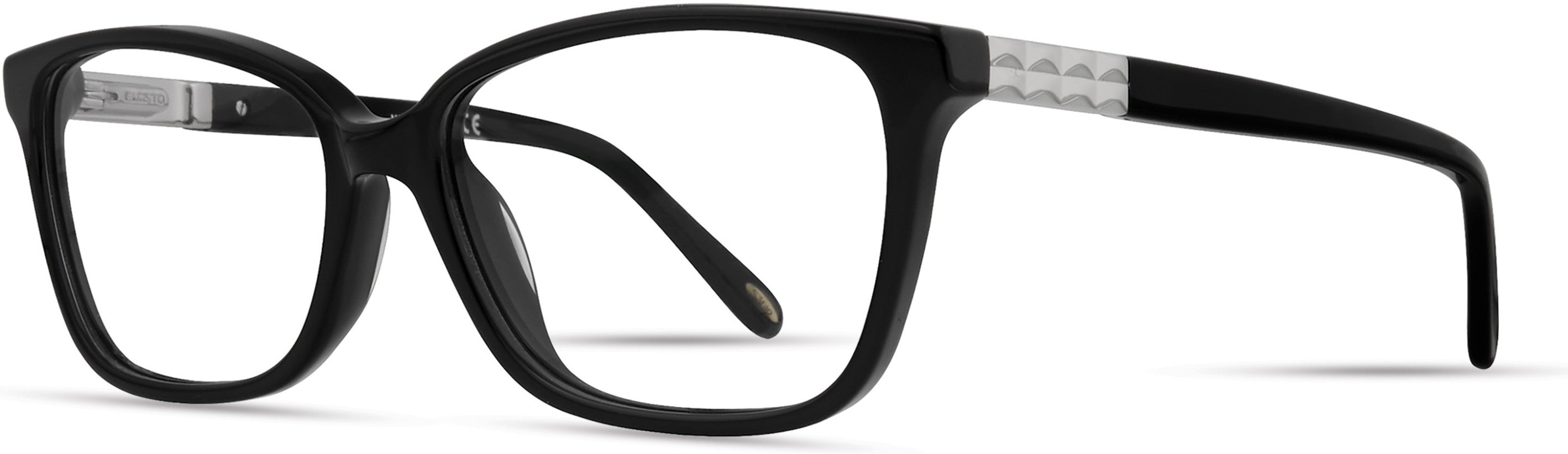  Emozioni 4052 Rectangular Eyeglasses 0807-0807  Black (00 Demo Lens)