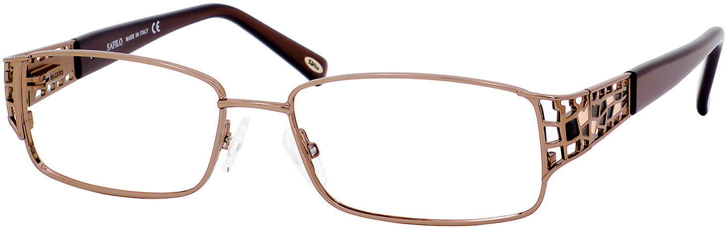  Emozioni 4342 Rectangular Eyeglasses 0JSZ-0JSZ  Brown (00 Demo Lens)