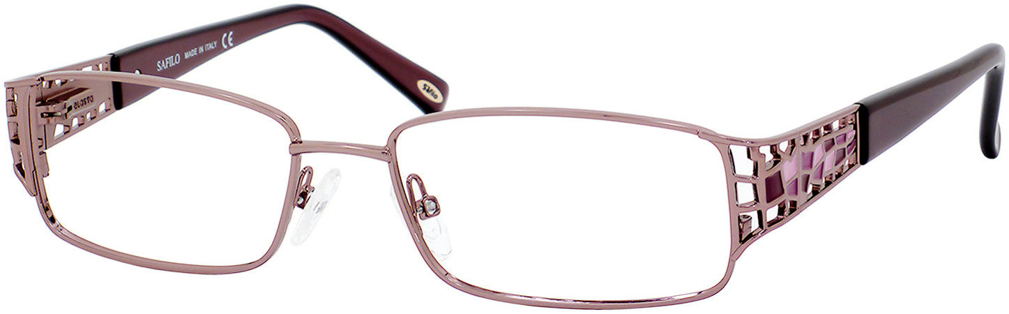  Emozioni 4342 Rectangular Eyeglasses 0JVK-0JVK  Rose (00 Demo Lens)