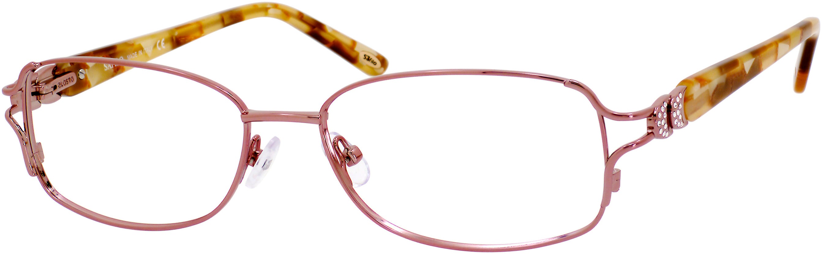  Emozioni 4353 Oval Modified Eyeglasses 01N5-01N5  Coral (00 Demo Lens)