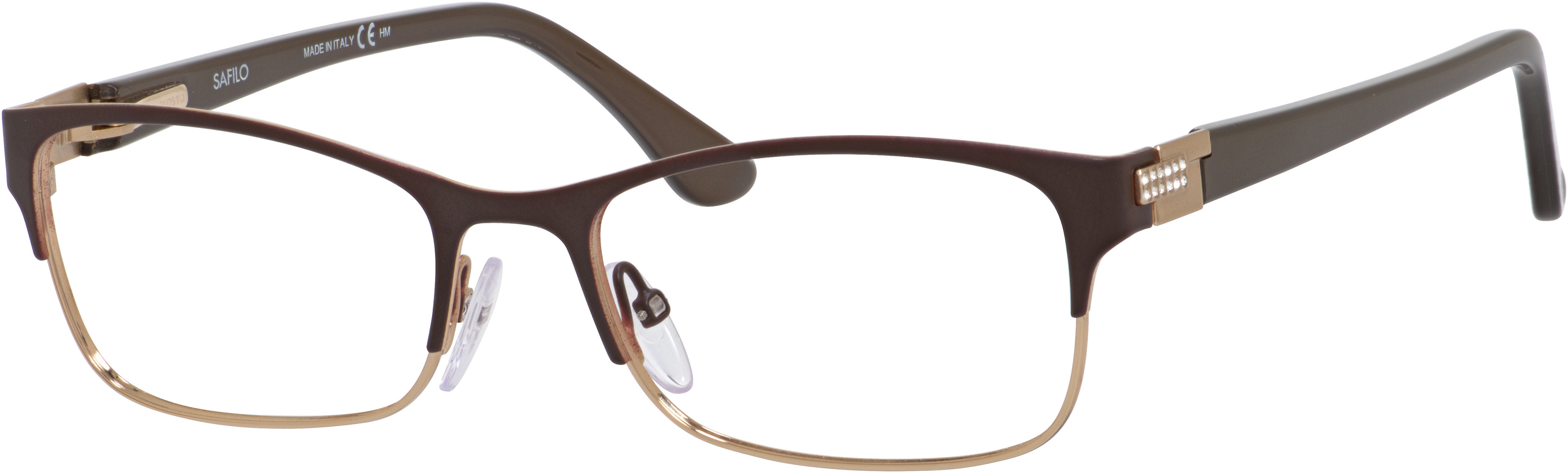  Emozioni 4376 Cat Eye/butterfly Eyeglasses 0UFM-0UFM  Bwgd Grid (00 Demo Lens)