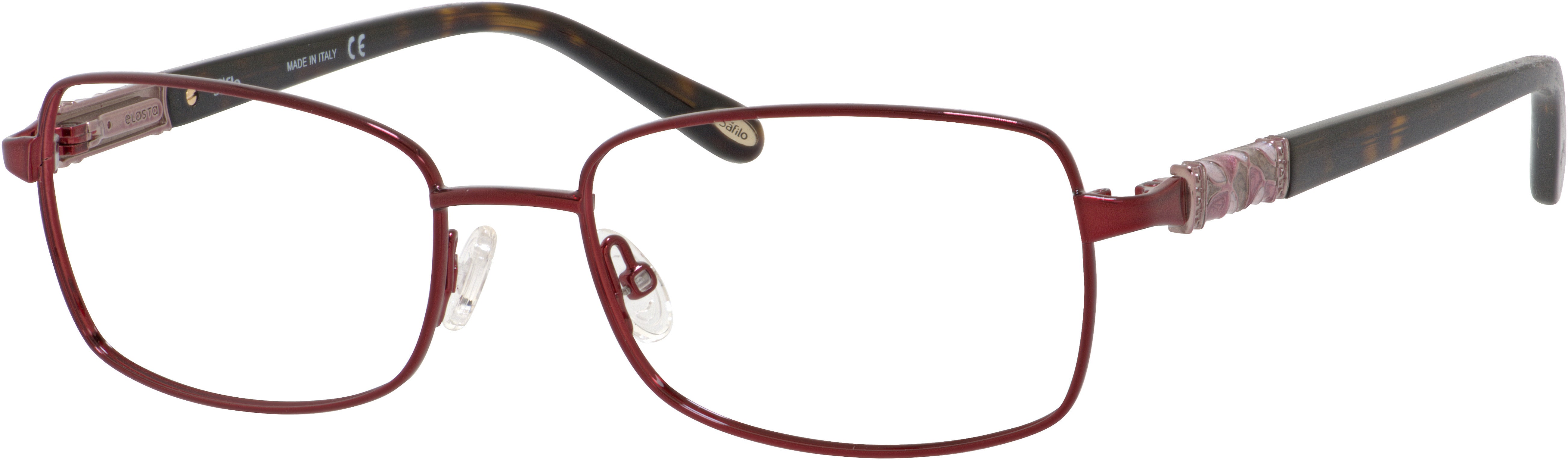  Emozioni 4380 Rectangular Eyeglasses 0LHF-0LHF  Opal Burgundy (00 Demo Lens)