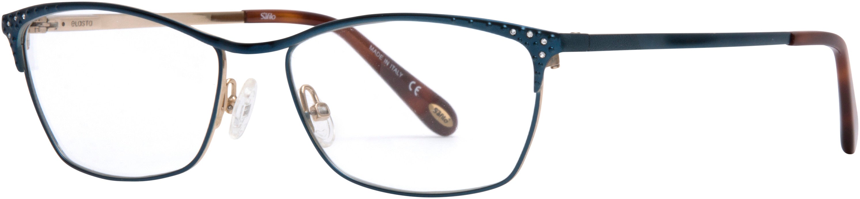  Emozioni 4382 Cat Eye/butterfly Eyeglasses 0KY2-0KY2  Blue Gold (00 Demo Lens)