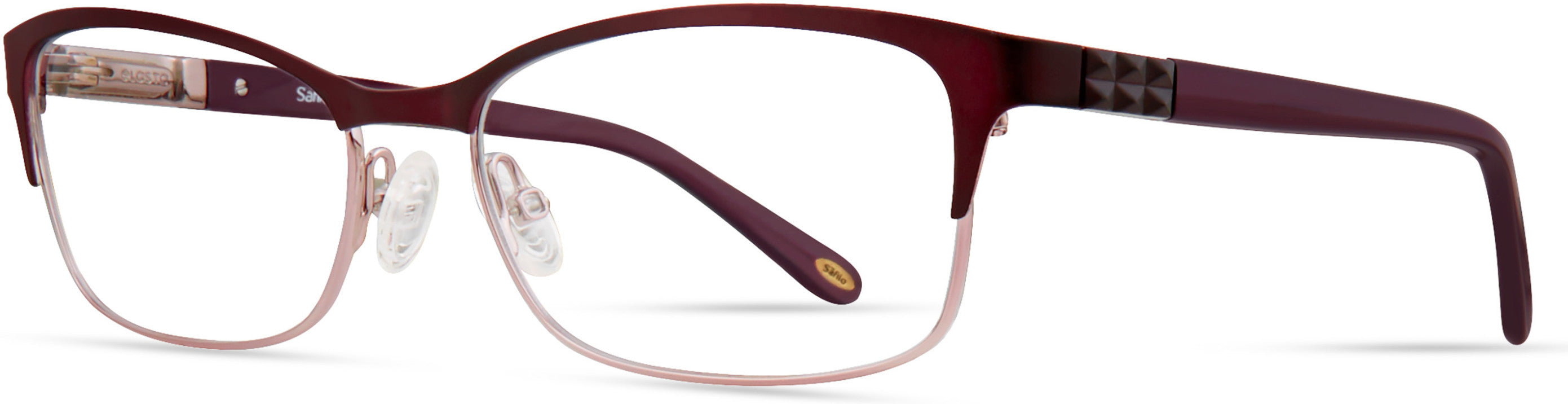  Emozioni 4384 Cat Eye/butterfly Eyeglasses 0OQ5-0OQ5  Plum Lilc (00 Demo Lens)