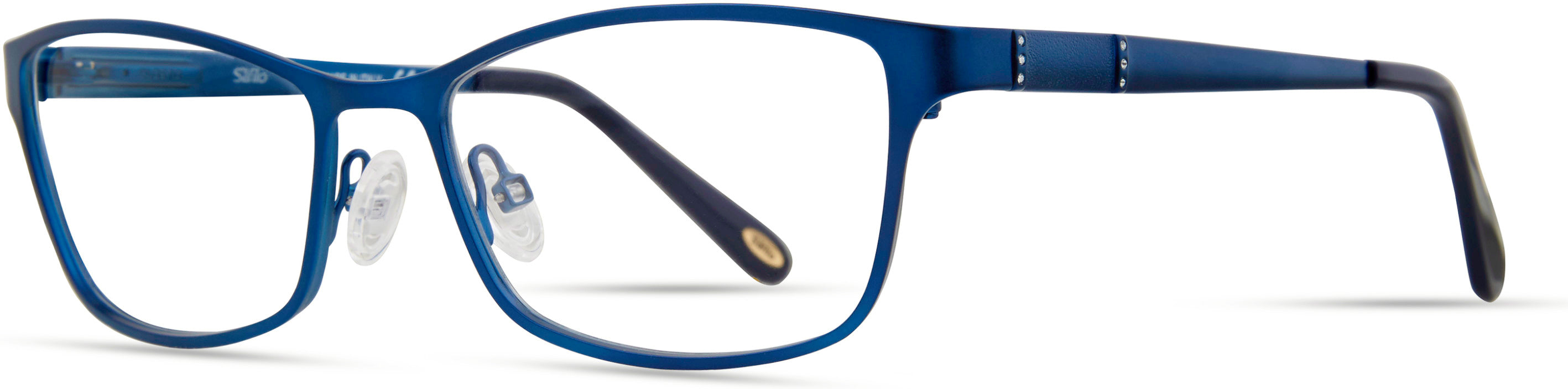  Emozioni 4386 Rectangular Eyeglasses 0E8W-0E8W  Semi Matte Navy (00 Demo Lens)