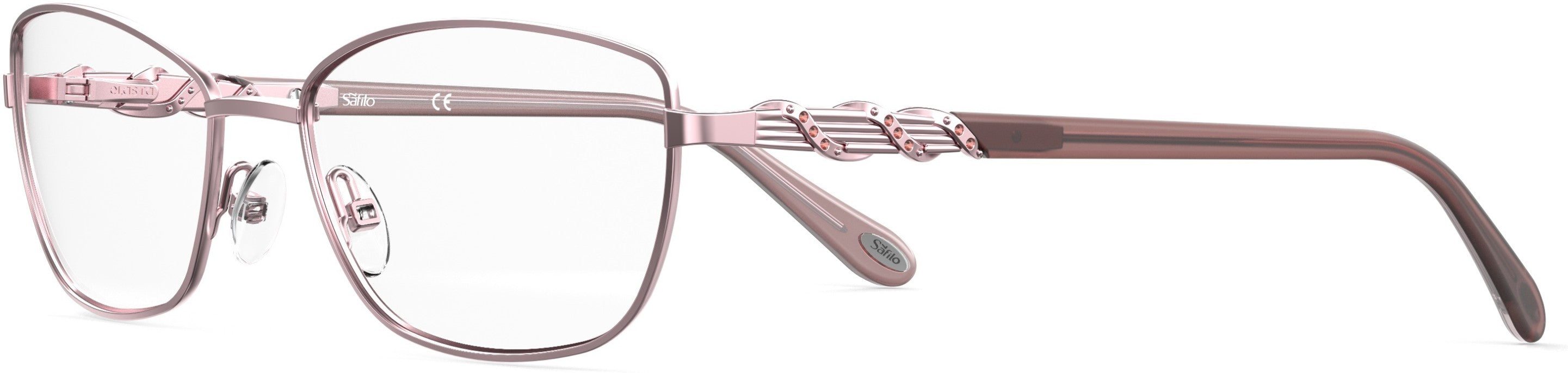  Emozioni 4397 Cat Eye/butterfly Eyeglasses 0S8R-0S8R  Light Pink (00 Demo Lens)