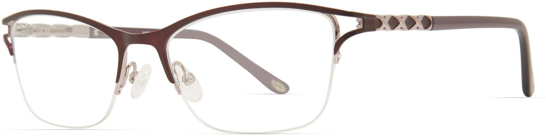  Emozioni 4398 Cat Eye/butterfly Eyeglasses 0OQ5-0OQ5  Plum Lilc (00 Demo Lens)