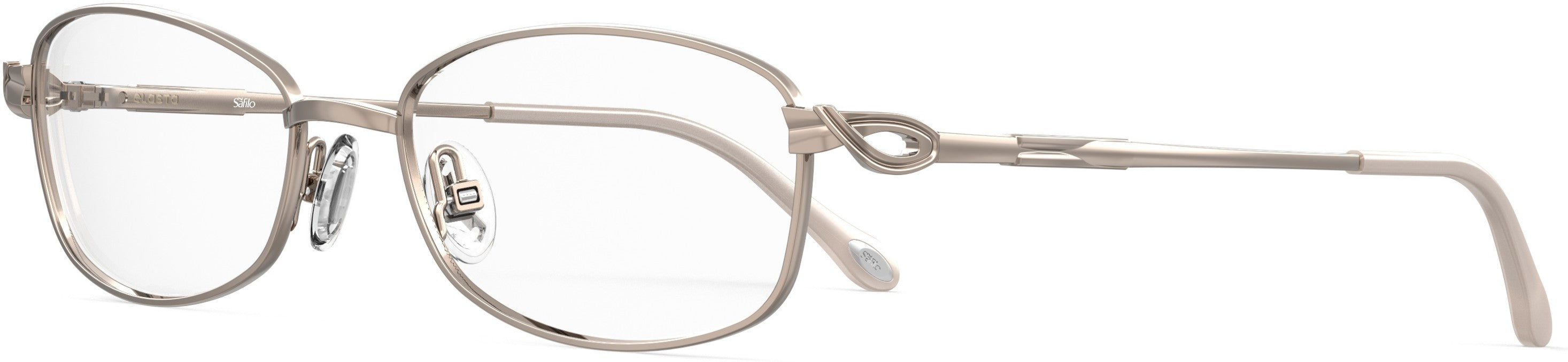 Emozioni 4401 Cat Eye/butterfly Eyeglasses 06F3-06F3  Peach Pink (00 Demo Lens)